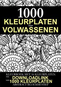 Kleurplaat voor Volwassenen - 1.000 Downloadbare Kleurplaten: Abstract Bloem Motief