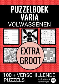Boek Cadeau - Puzzelboek Varia Extra Groot - NR. 2 - voor Ouderen, Slechtzienden, Senioren, Opa en Oma
