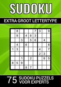 Sudoku Extra Groot Lettertype - 75 Sudoku Puzzels voor Experts