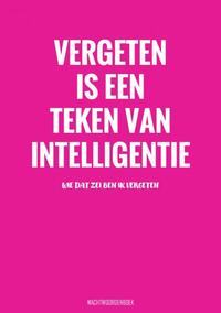 Vergeten Is een Teken van Intelligentie - Wachtwoordenboek