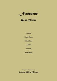 Piano Nocturne: Composition Musical Score