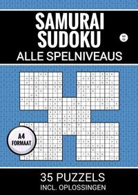 Samurai Sudoku - Alle Spelniveaus - 35 Puzzels Incl. Oplossingen - Nr. 53