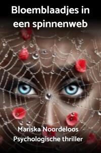 Bloemblaadjes in een spinnenweb