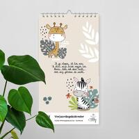 Verjaardagskalender 'Ik ga slapen, ik ben moe'