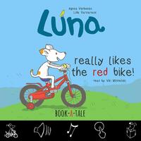 Luna really likes the red bike!