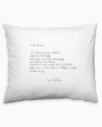 Plint kussensloop 'Wat ik wil' Toon Tellegen