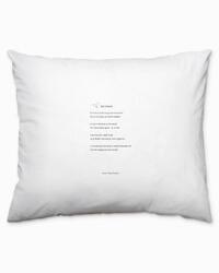 Plint kussensloop 'Een merel' Rutger Kopland