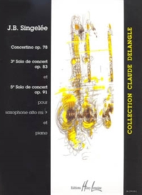 Solos De Concert Op78 Alto Saxophone & P