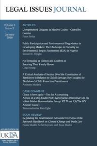 Legal Issues Journal 6(1)