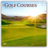 Golf Courses 2026 Square Flap Calendar