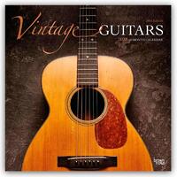 Vintage Guitars 2026 Square Flap Foil Calendar