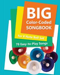 Big Color-Coded Songbook for 8 Note Bell Set